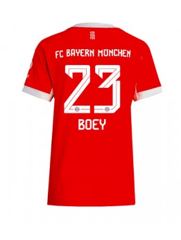 Billige Bayern Munich Sacha Boey #23 Hjemmedrakt Dame 2025-26 Kortermet